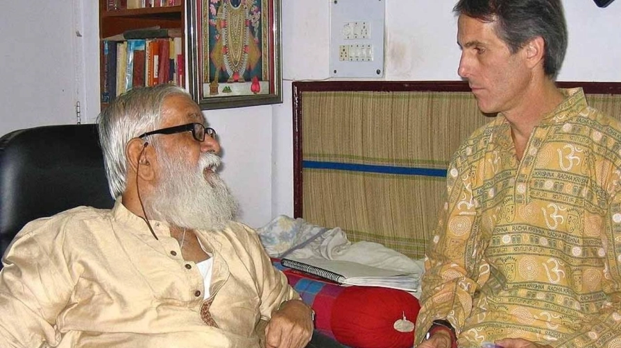 KN Rao astrologer with a student Paul Manley